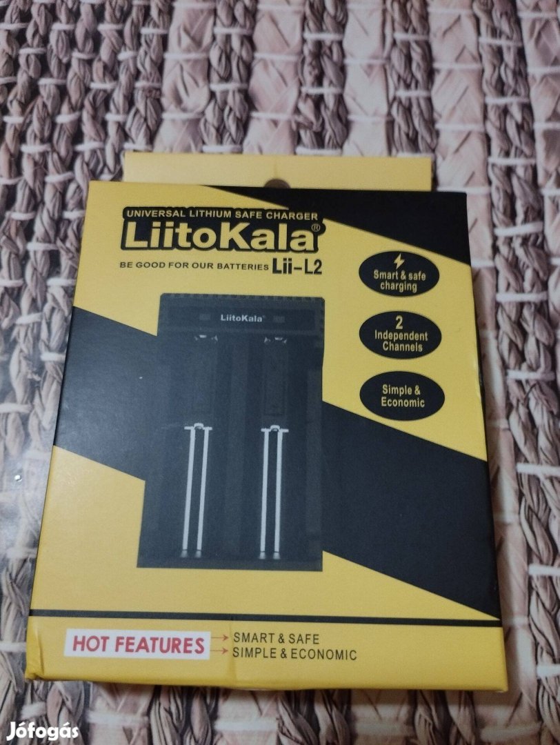 Liitokala Lii-L2 akkumulátortöltő 2 slotos eladó