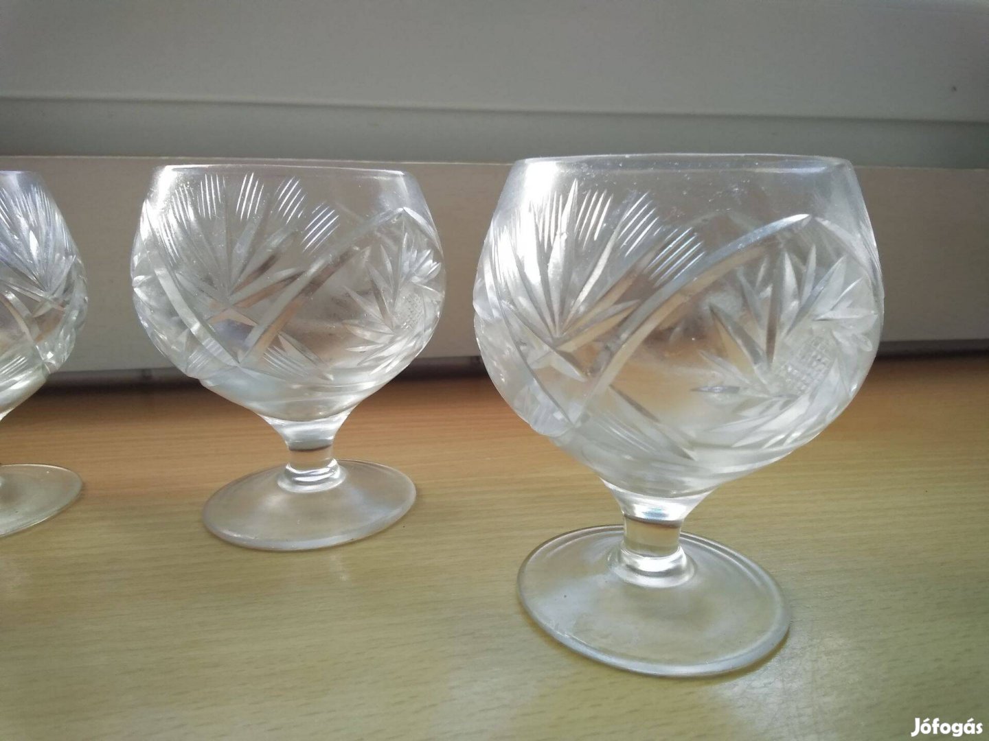 Likőrös kristály pohár készlet (6 db)