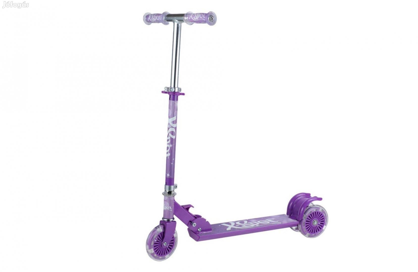 Lila alumínium roller Lila LED lámpával