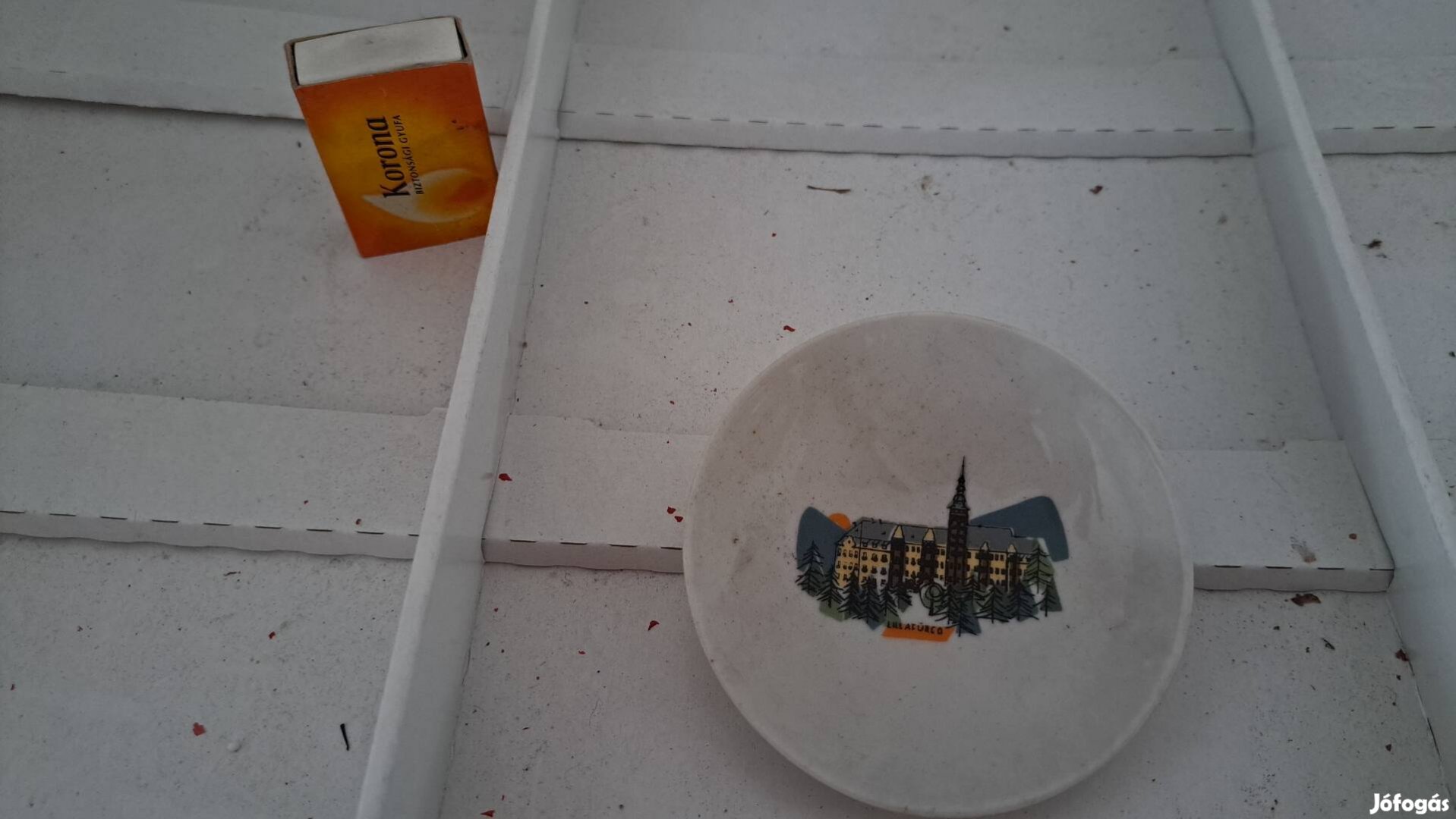 Lilafüred tálka, Drasche porcelán