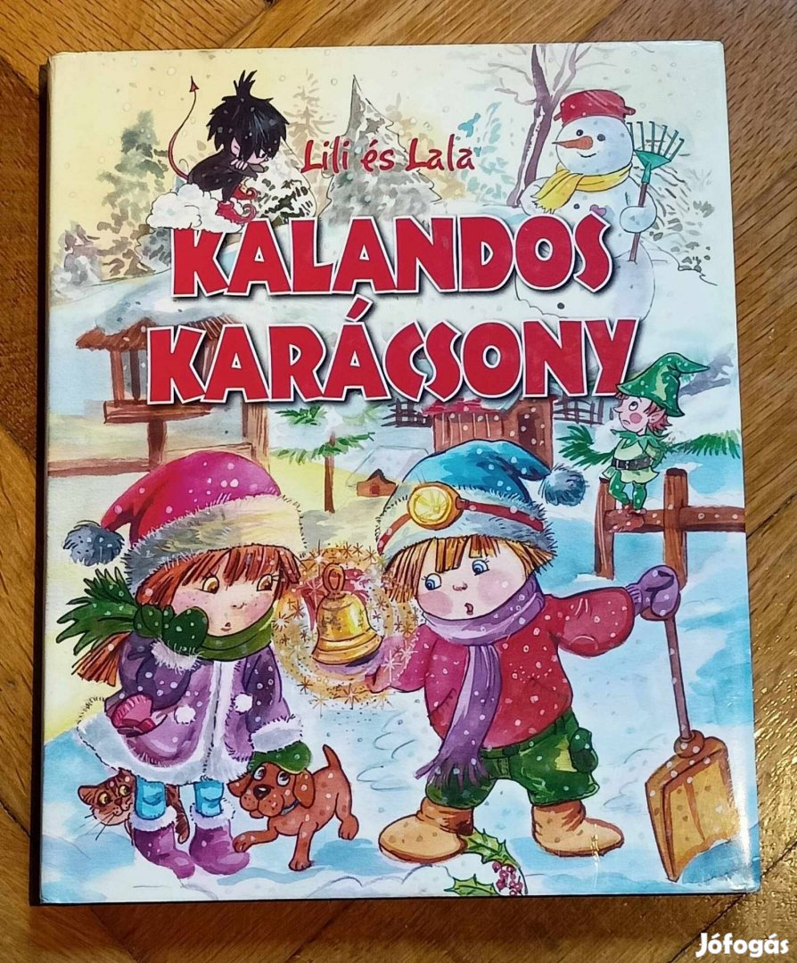 Lili és Lala Kalandos karácsony könyv 