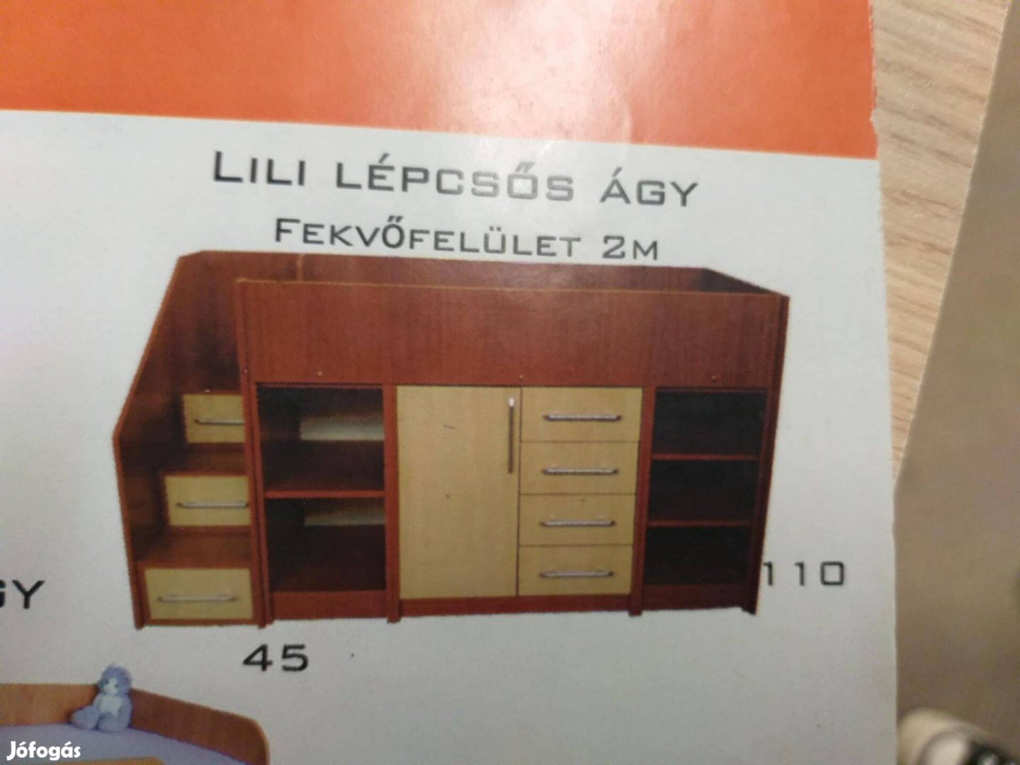 Lili lépcsős ágy