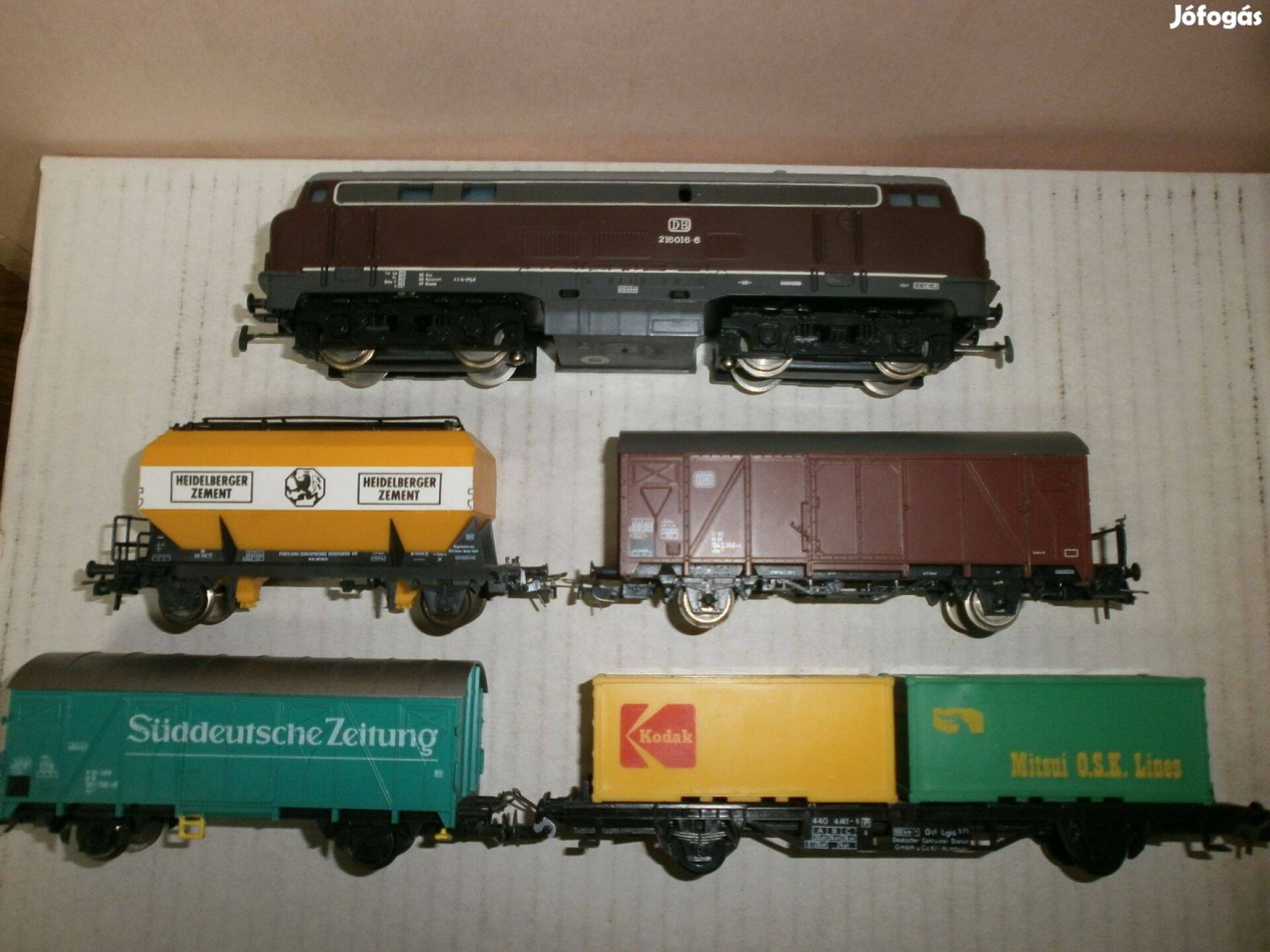 Liliput /Roco /Lima -DB -teher vonat szerelvény -H0 - (Sk-11)