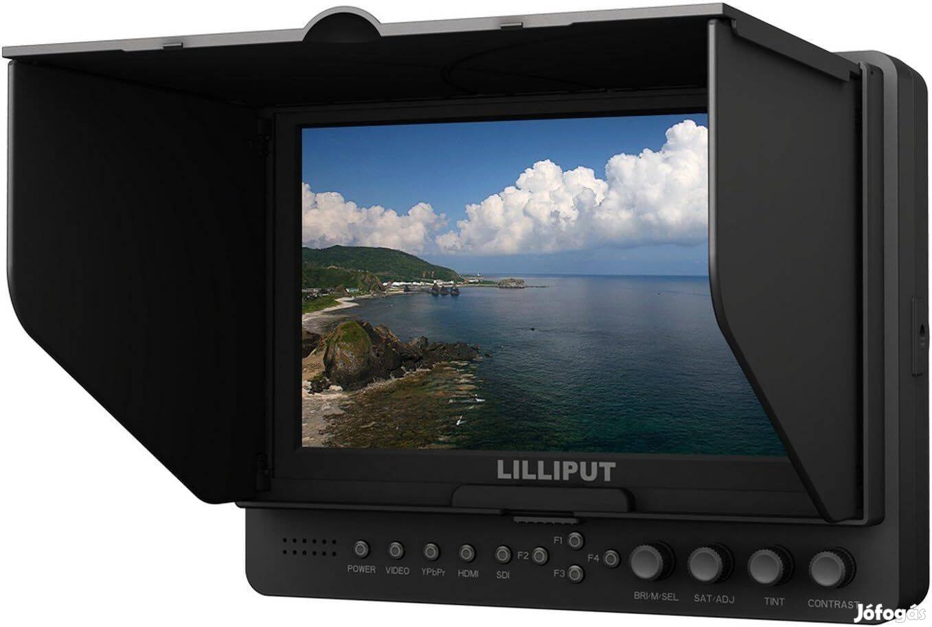 Lilliput 665 GL, 7" 1080p LCD kontroll monitor, kamera monitor