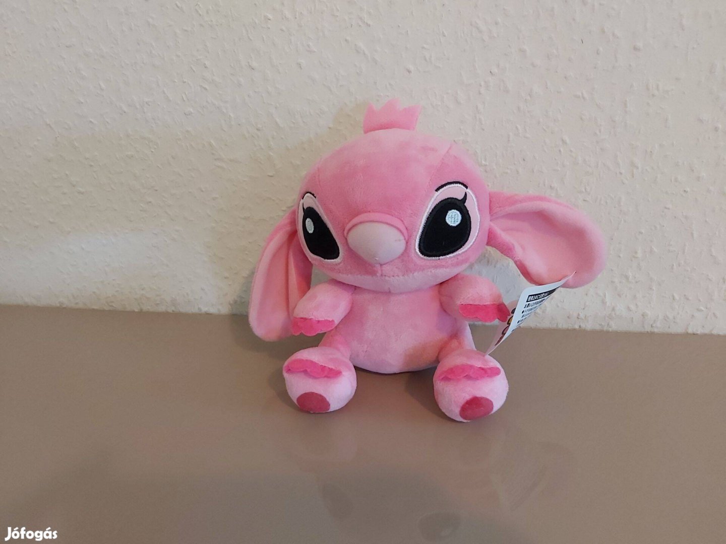 Lilo és Stitch Angel plüss 18cm +ajándék kulcstartó Új számlával