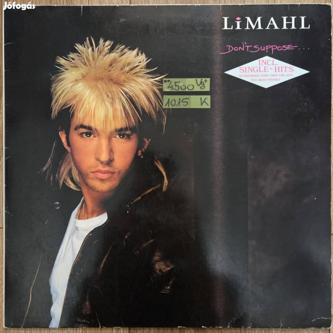 Limahl Don't Suppose. bakelit lemez, hanglemez LP (1015)