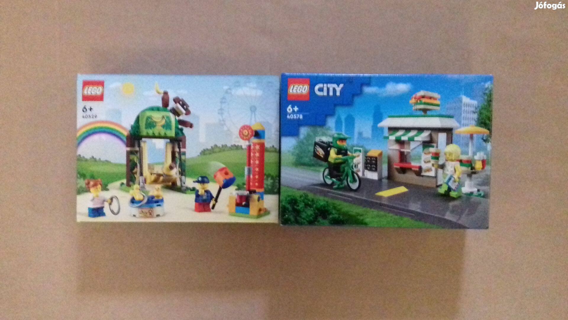 Limitált LEGO 40529 Vidámpark + City 40578 Szendvicsbolt Creator Foxá