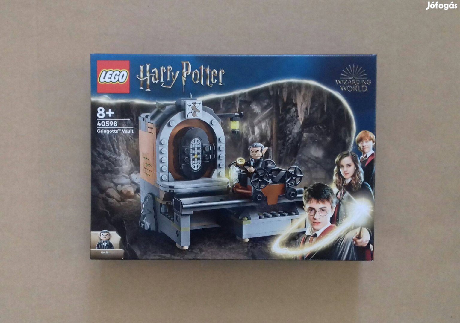 Limitált LEGO Harry Potter 40598 Gringotts széf Foxpost utánvét azárba