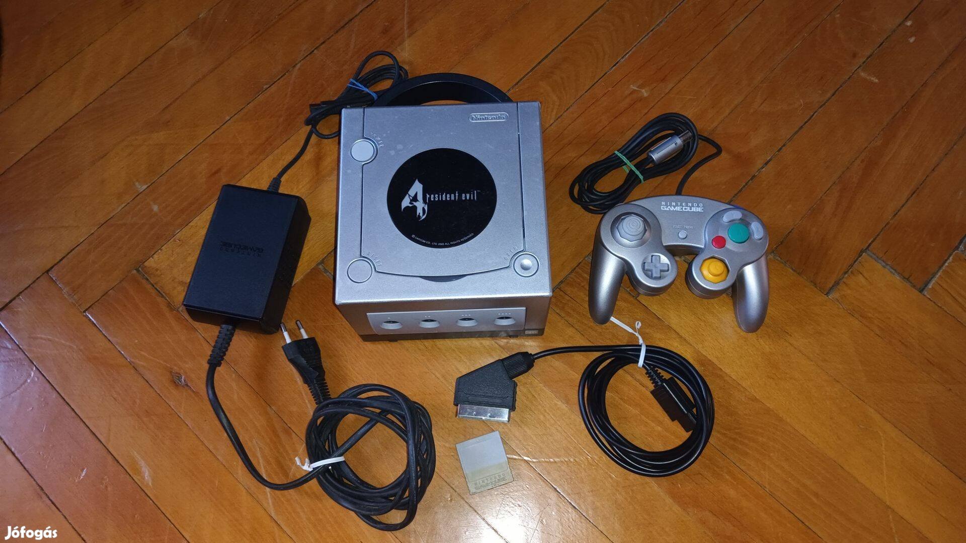 Limitált Nintendo gamecube Resident evil 4 konzol játék nélkül