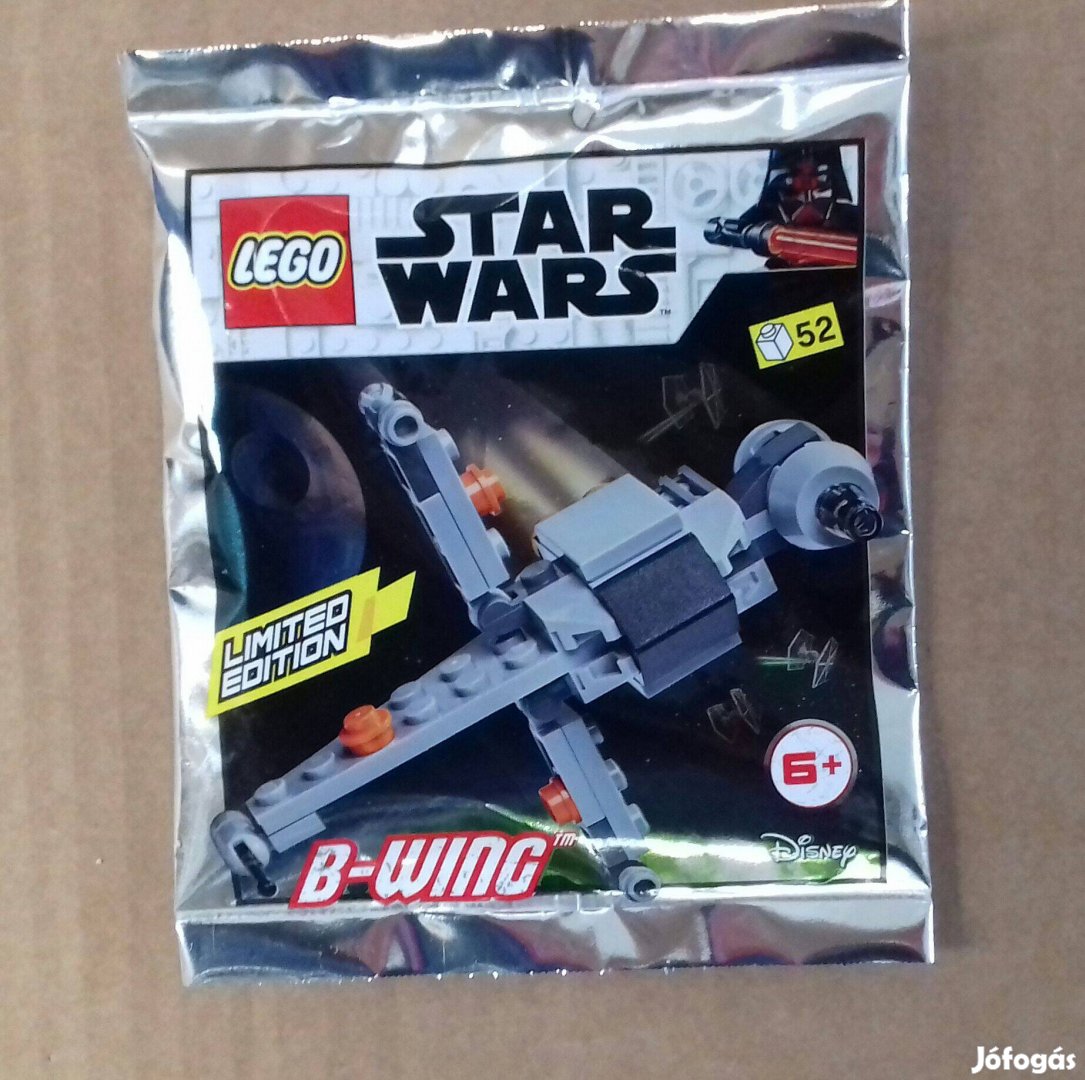Limitált Star Wars LEGO B-Wing a 7180 75050 10227 mini+50 építési útmu
