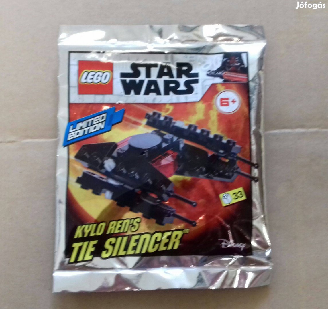 Limitált bontatlan Star Wars LEGO Kylo Ren's TIE Silencer 75179 mini é