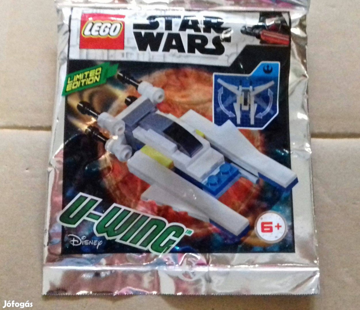 Limitált bontatlan Star Wars LEGO U-wing a 75155 mini építési útmutató