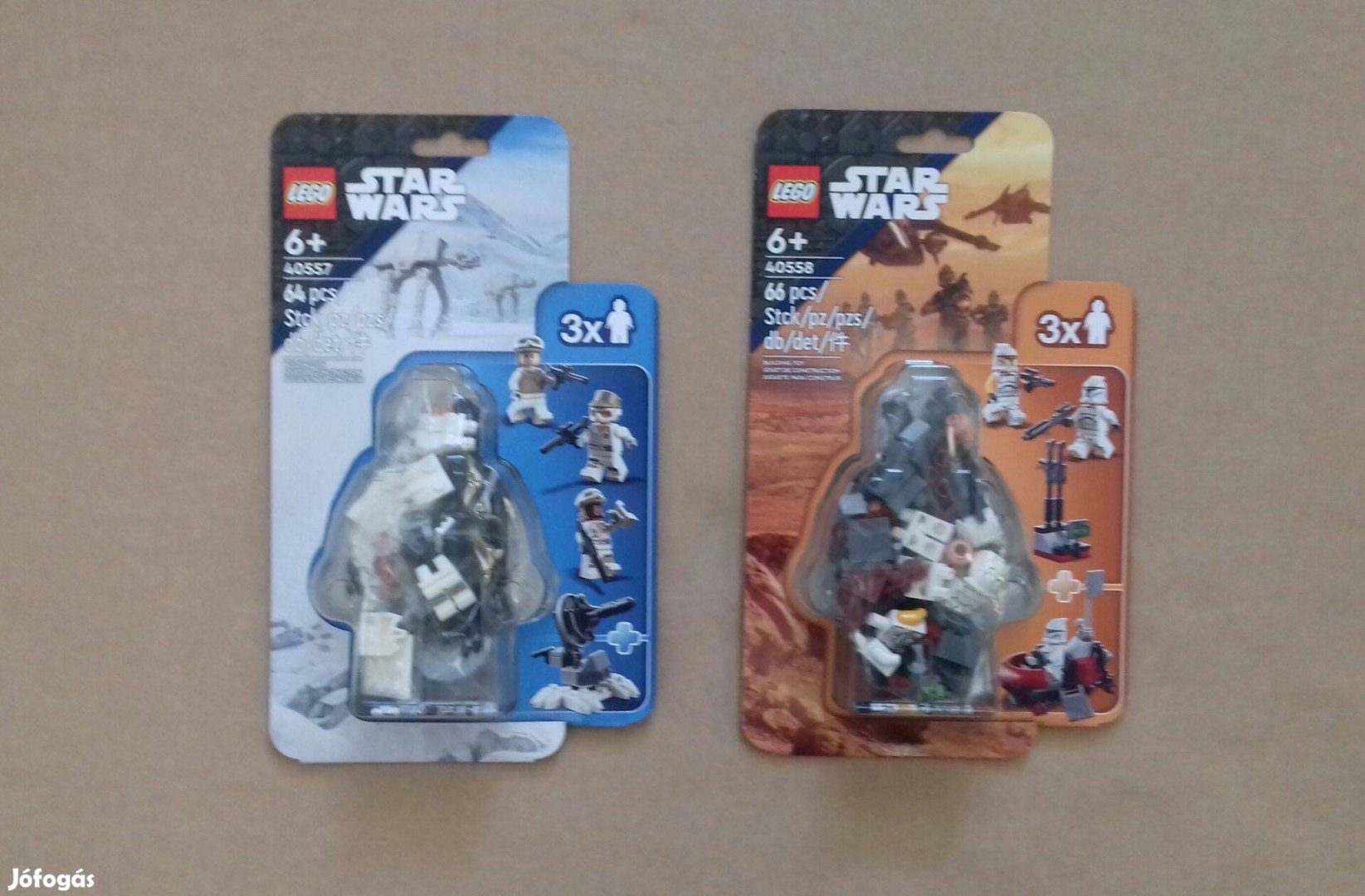 Limitált új Star Wars LEGO 40557 Hoth + 40558 Klónkatona állomás Foxár