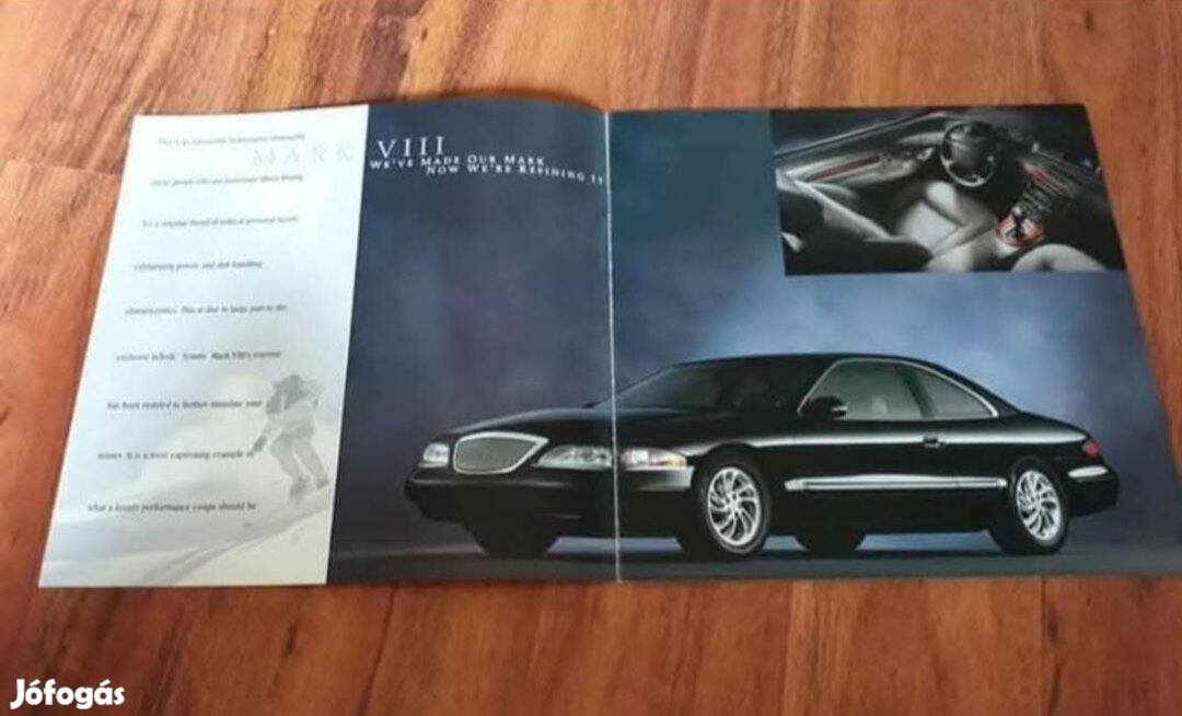 Lincoln MARK VIII Continental Town CAR USA Prospektus 1997
