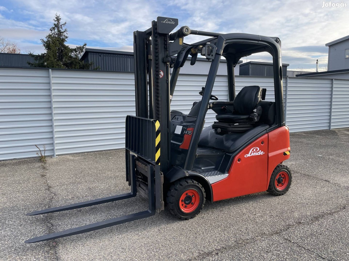 Linde H16T Gázas Targonca Oldalmozgató