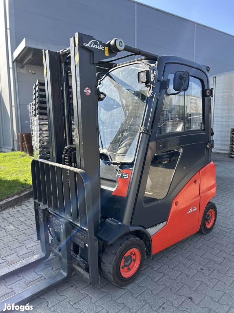 Linde H18 T gázos targonca 