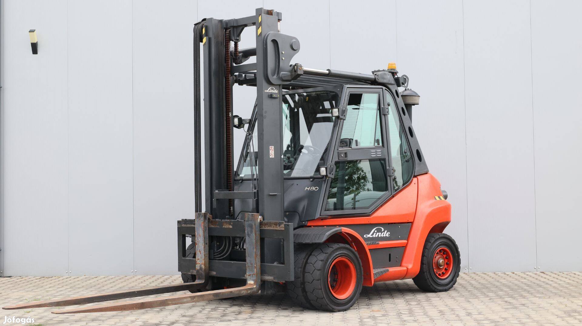 Linde H80D 8 tonnás dízel targonca
