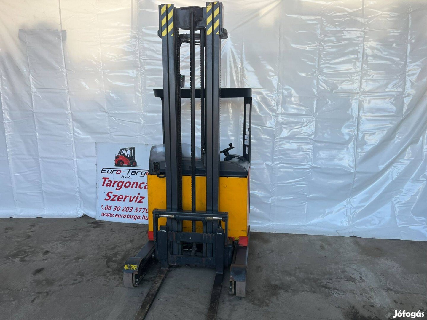 Linde R14 tolóoszlopos targonca