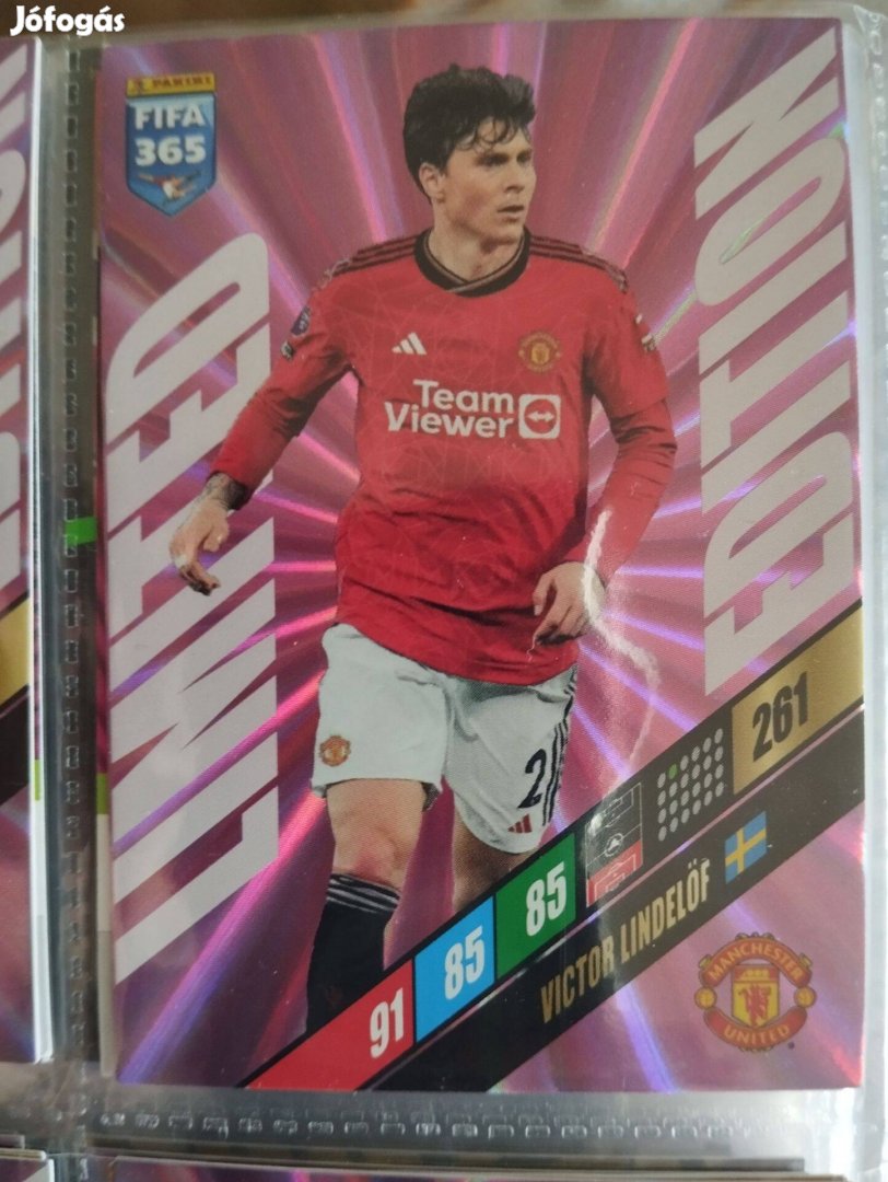 Lindelöf Manchester United FIFA 365 2024 Limited edition focis kártya