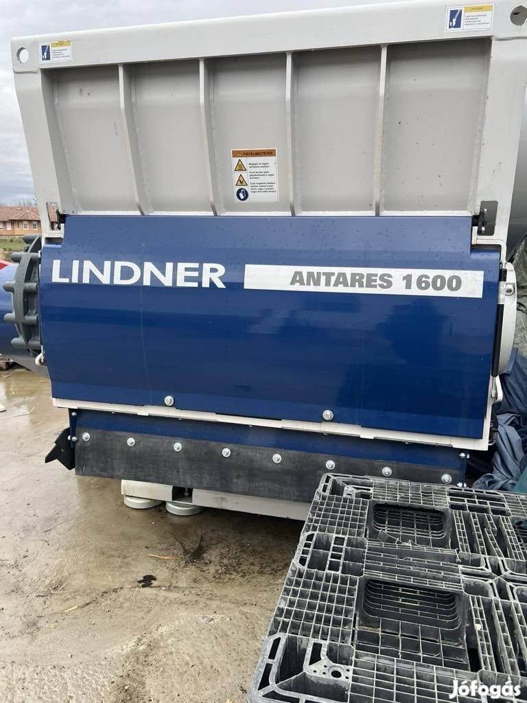 Lindner shredder, műanyag daráló 