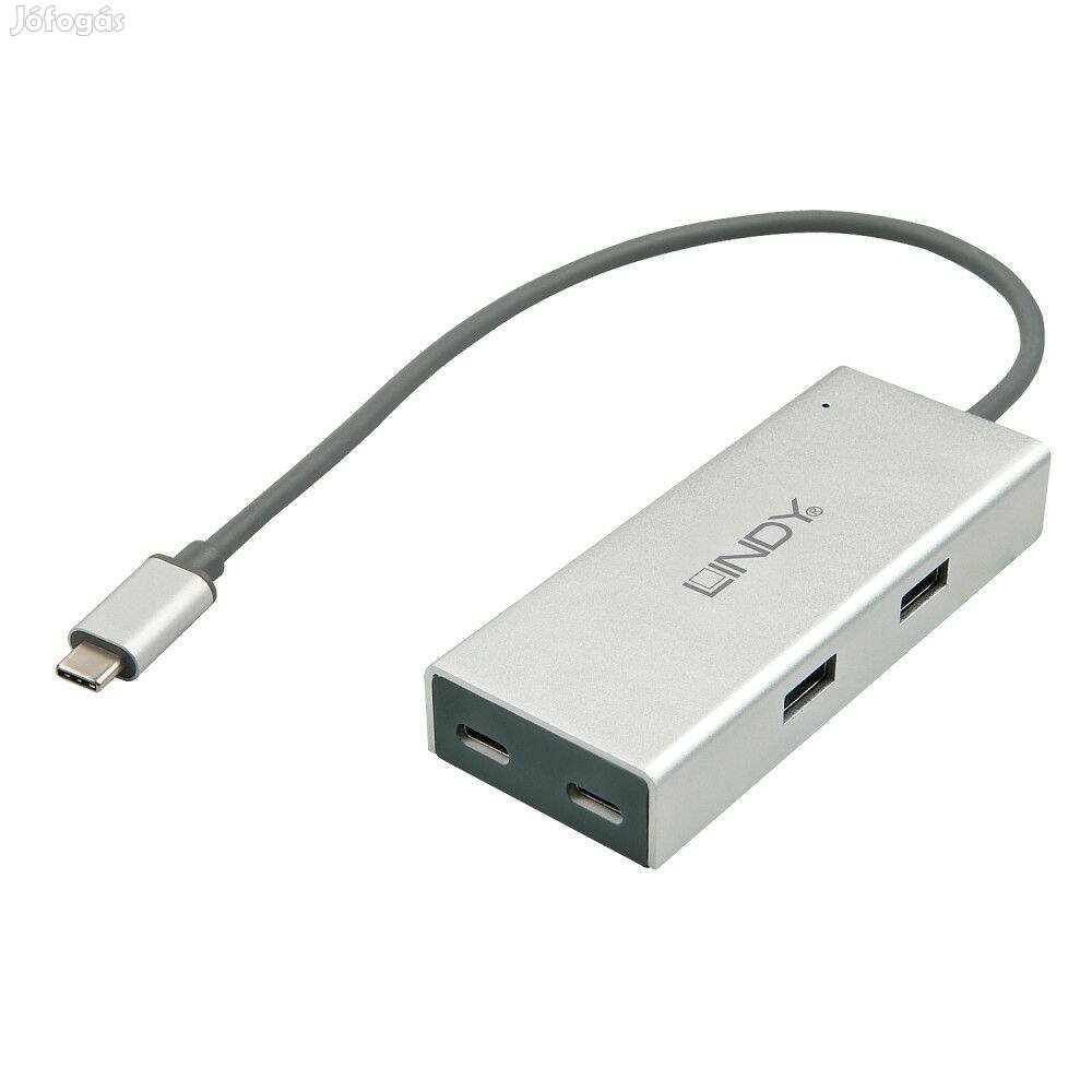 Lindy 4 Portos USB 3.1 Type C HUB