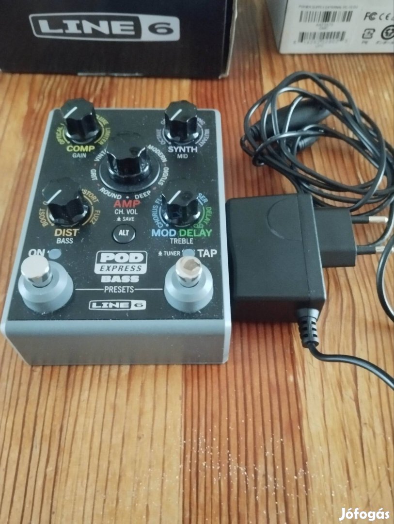 Line6 POD Express Bass eladó, egyszer volt használva, dobozban, garis.