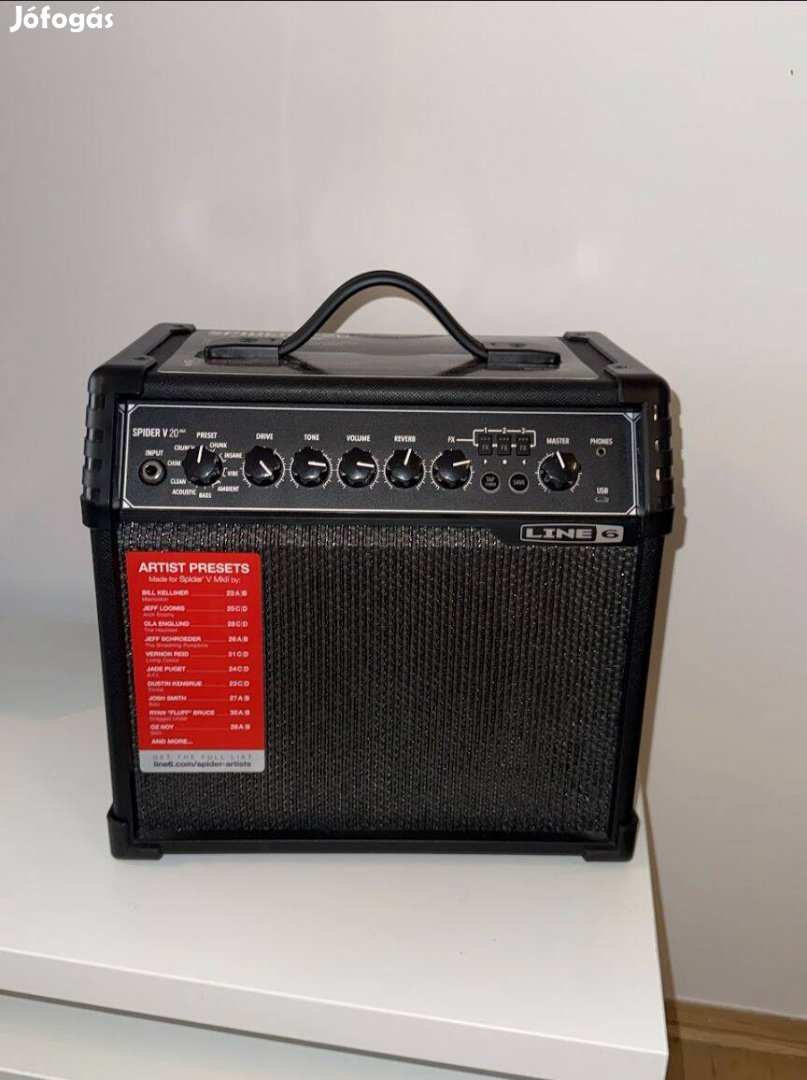 Line 6 Spider V 20 Mkii Gitárerősítő