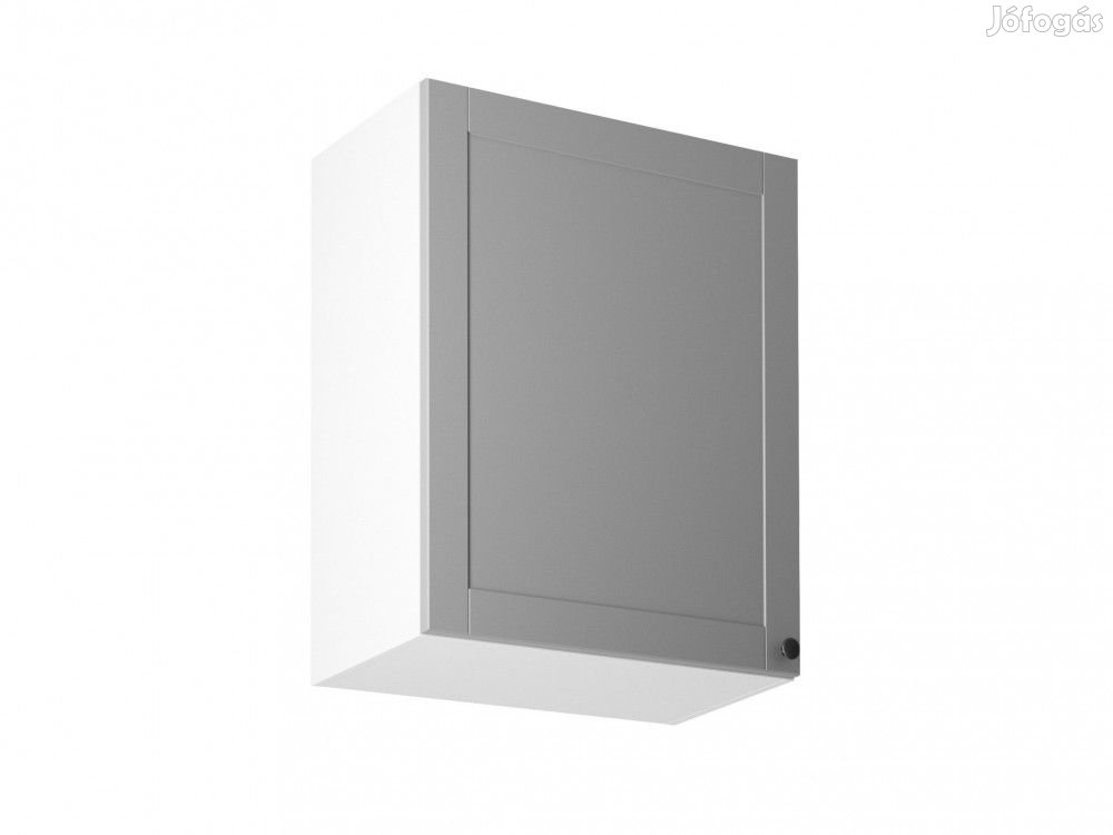 Linea G601 ajtós felső konyhaszekrény jobbos-balos  Fehér - Szürke