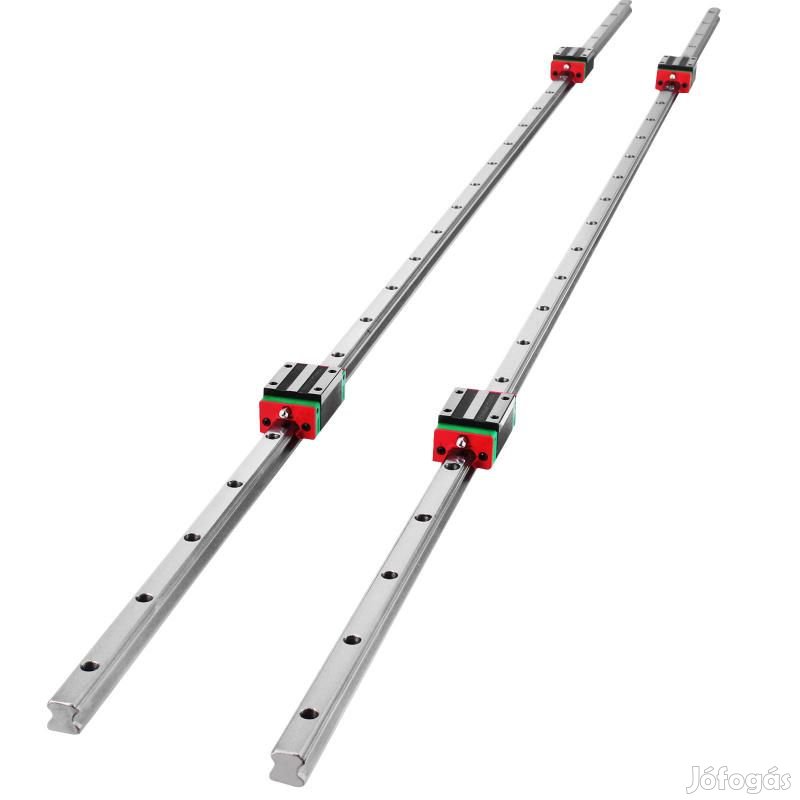 Lineáris vezetősínkészlet 15 mm-es sín átmérővel, 1500 mm-es hosszal
