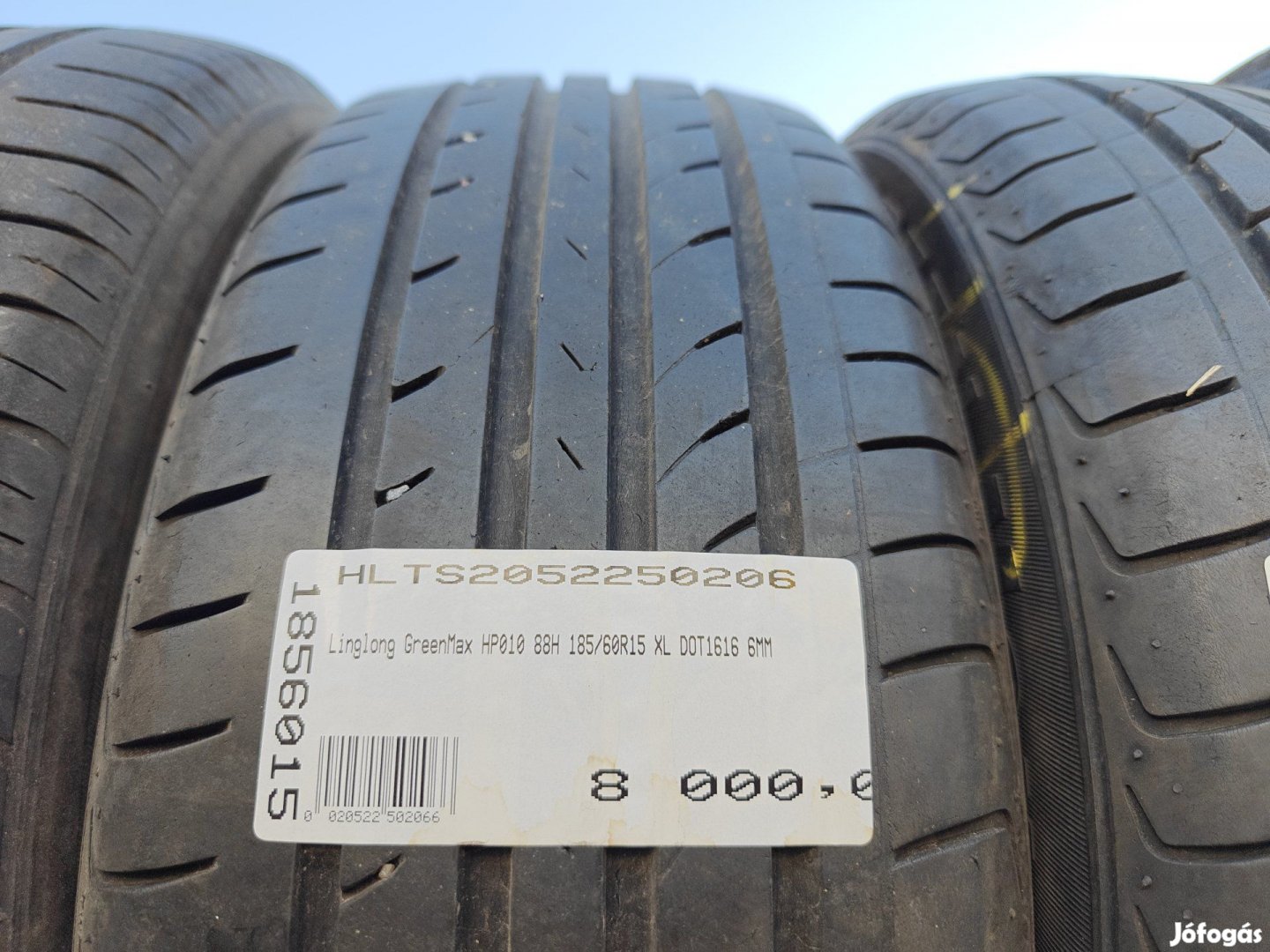 Linglong GreenMax HP010 88H 185/60R15 XL DOT1616 6MM HASZNÁLT
