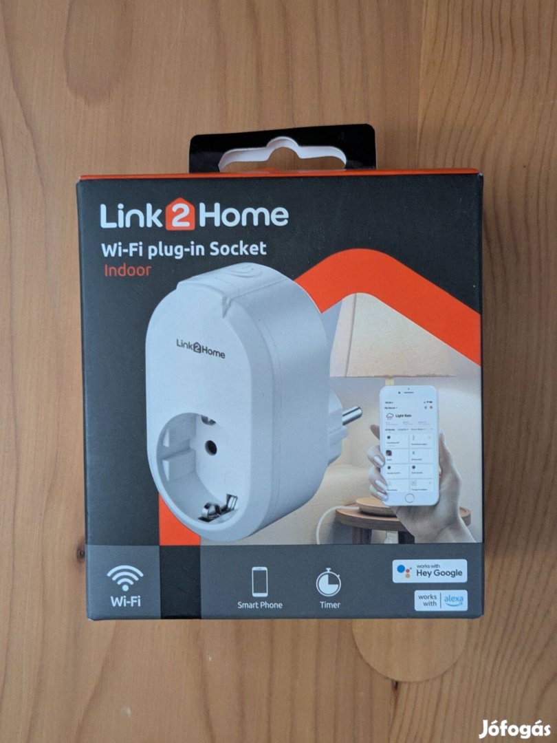 Link2Home Wi-Fi beltéri okos dugaszolóaljzat