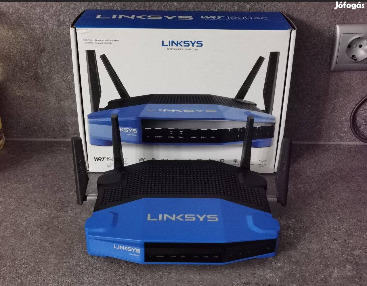 Linksys WRT1900ac dual band openvpn openwrt router eladó