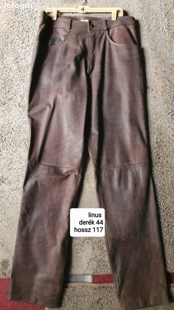 Linus bőr nadrág derék 44cm