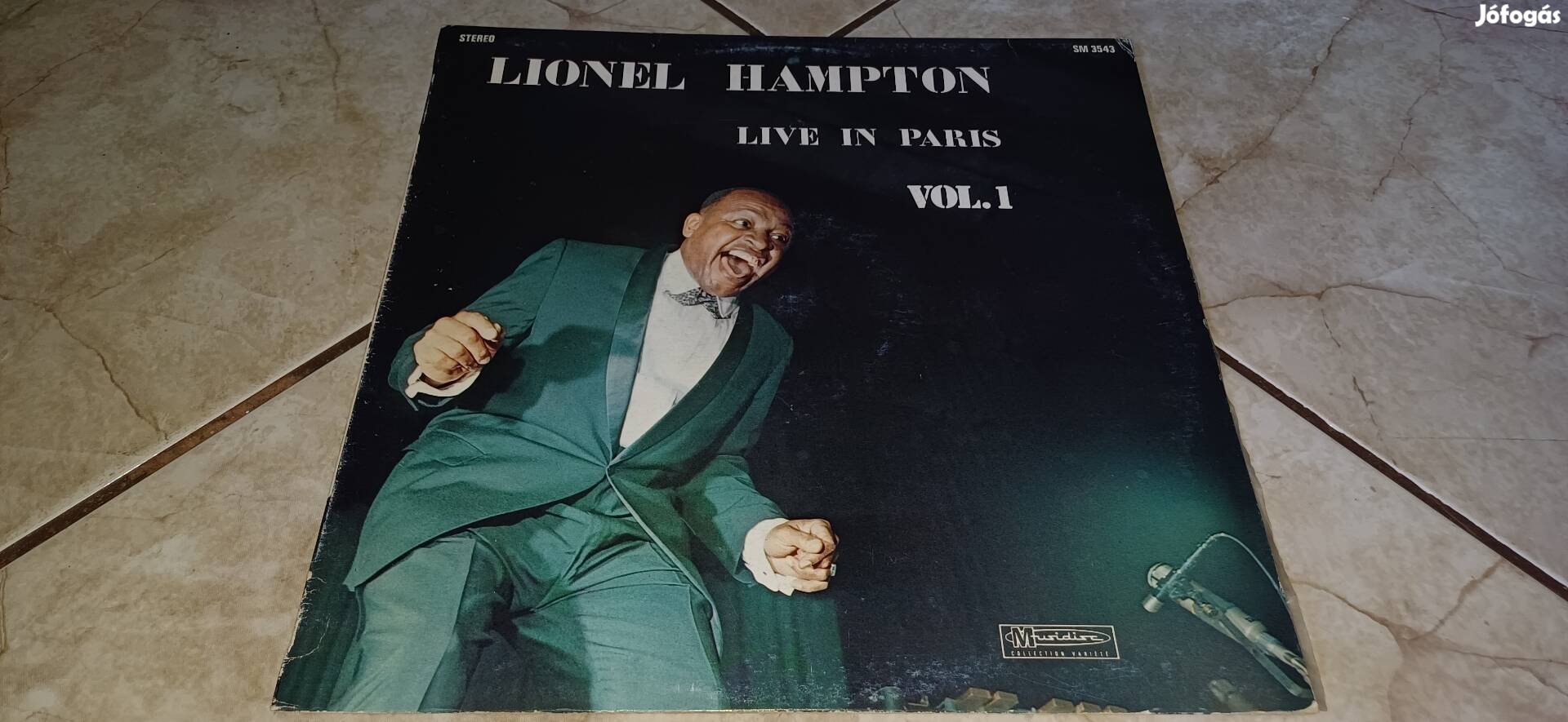 Lionel Hampton bakelit lemez