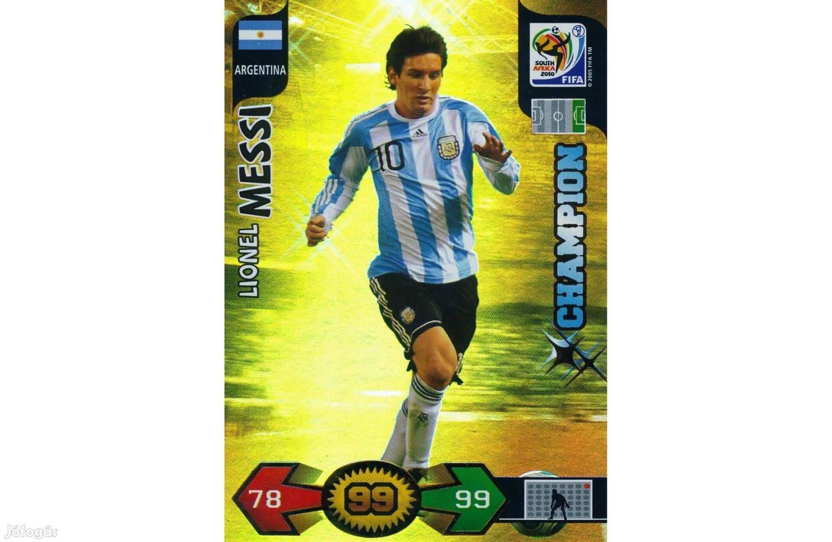 Lionel Messi Champion kártya