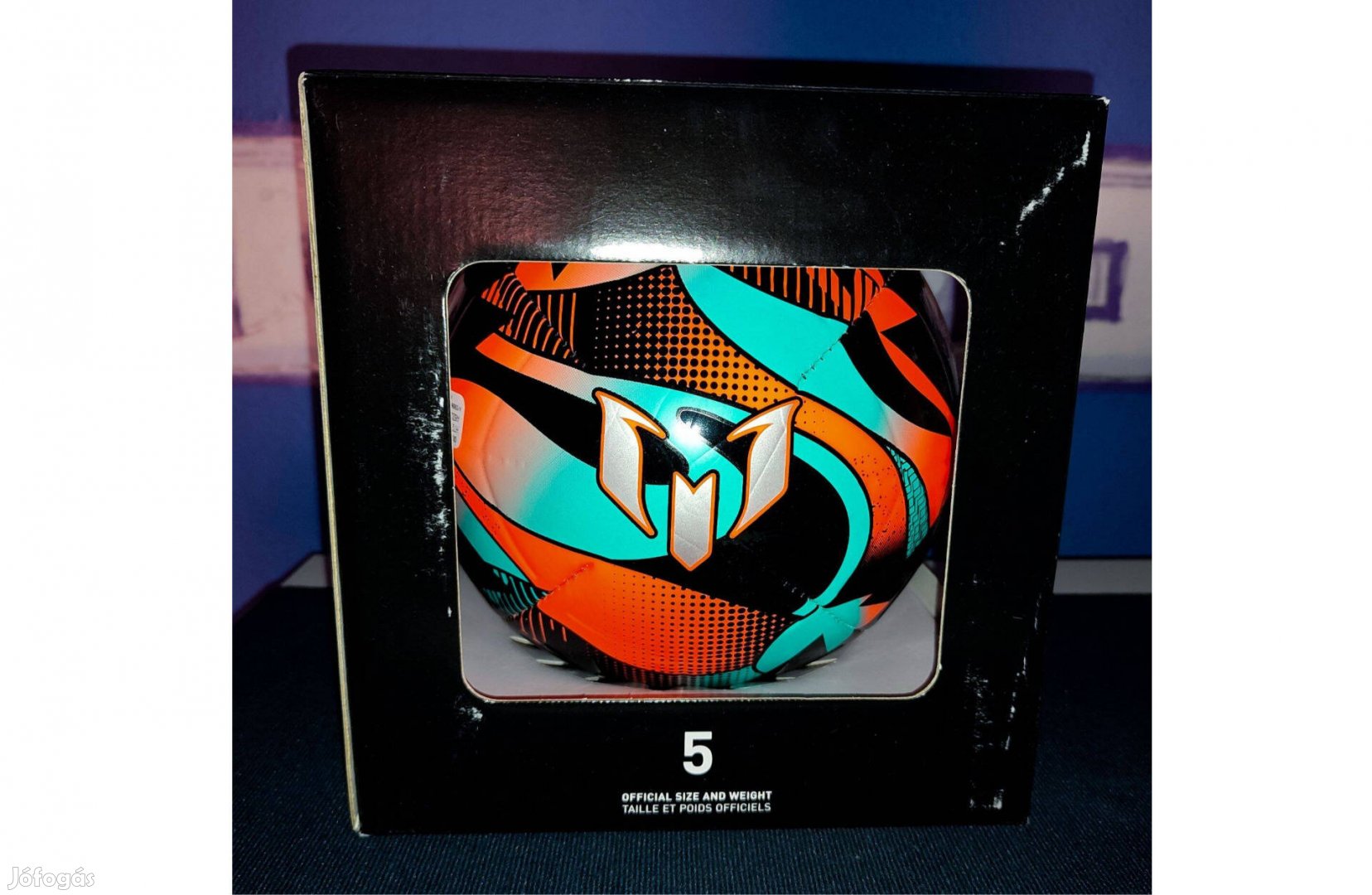 Lionel Messi Club eredeti adidas fekete mintás díszdobozos