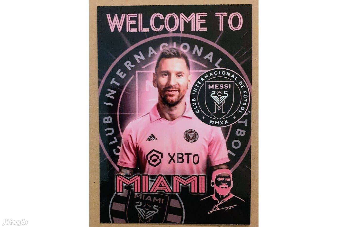 Lionel Messi Inter Miami Welcome to Miami focis kártya Fantop