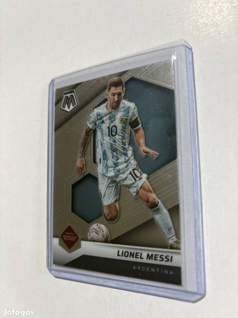 Lionel Messi Panini Mosaic focis kártya