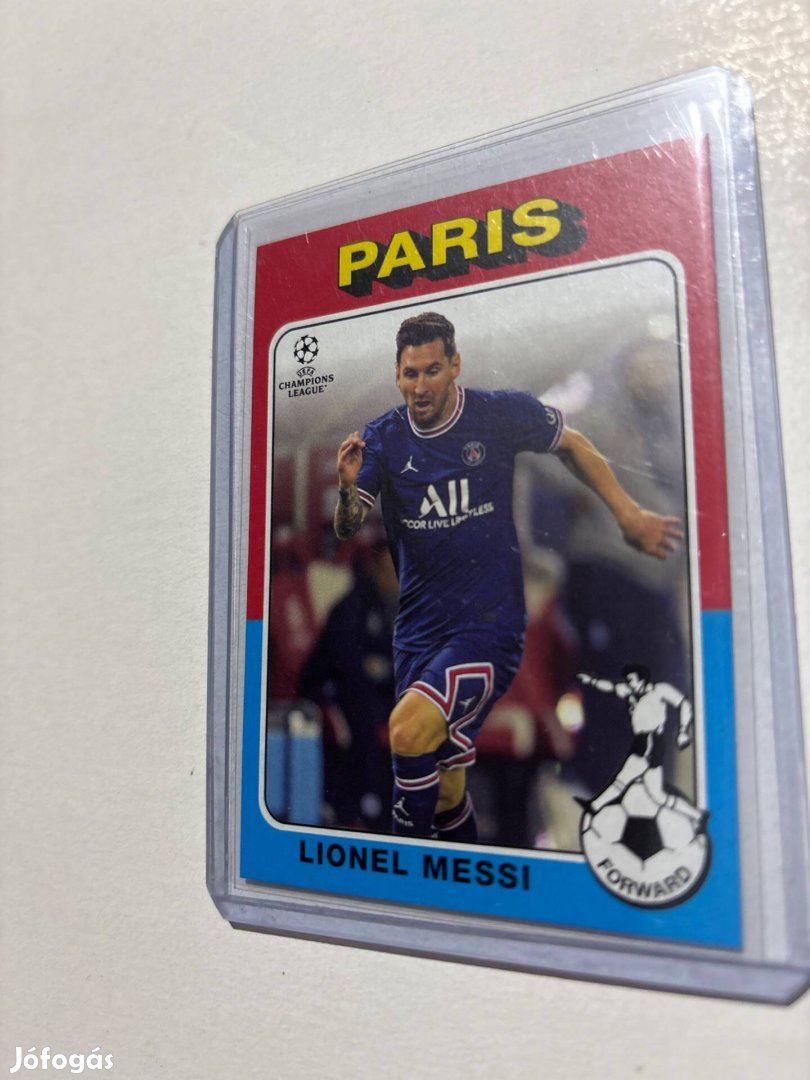 Lionel Messi Retro Szeries Insert focis kártya