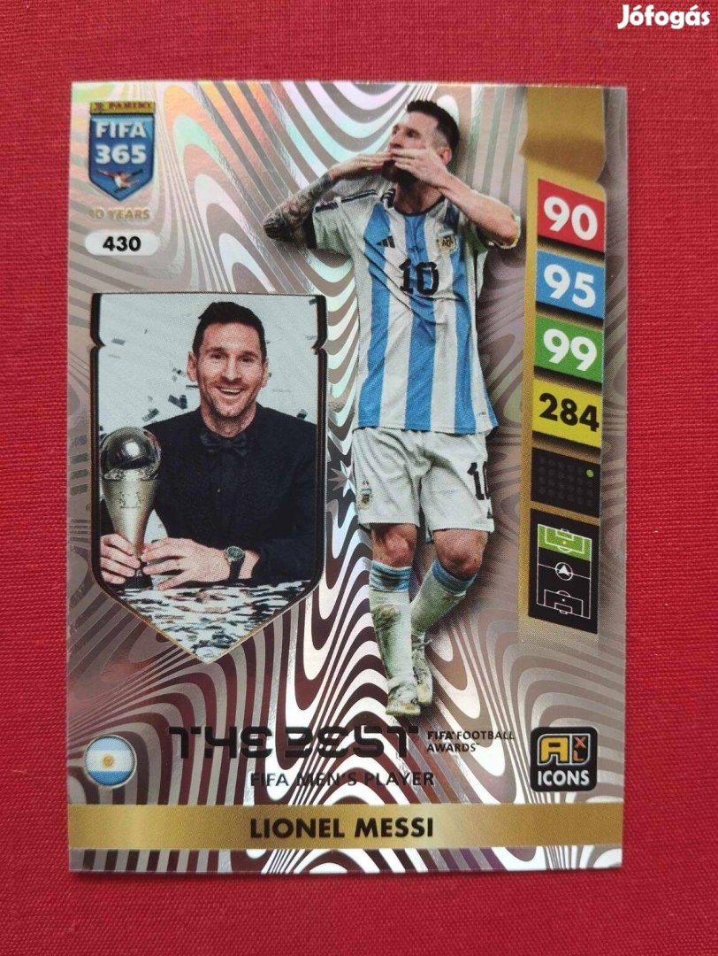 Lionel Messi (Argentína) FIFA 365 2025 Icon The Best focis kártya