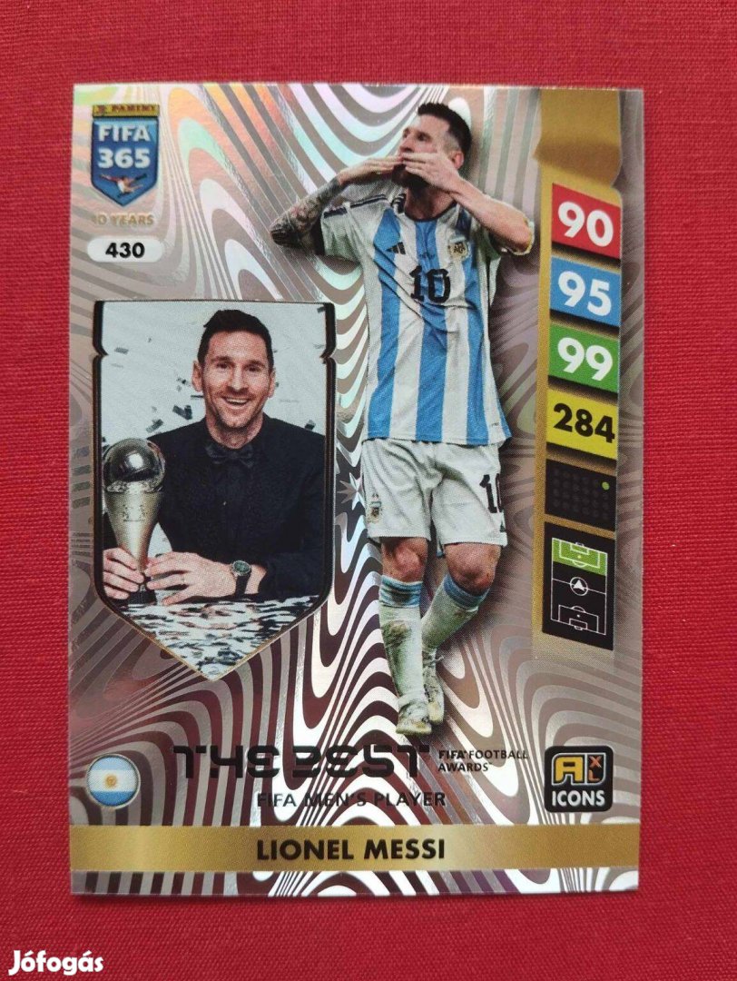 Lionel Messi (Argentína) FIFA 365 2025 Icon The Best focis kártya