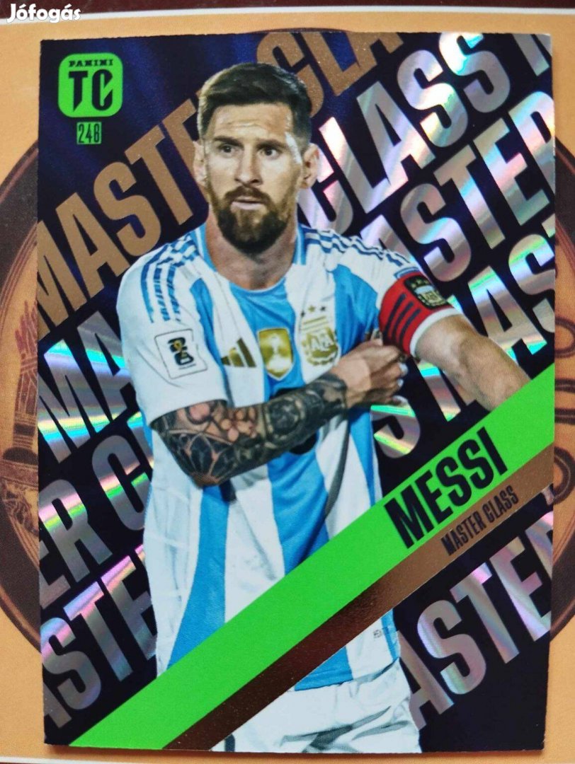 Lionel Messi (Argentína) Master Class Top Class 2025 focis kártya