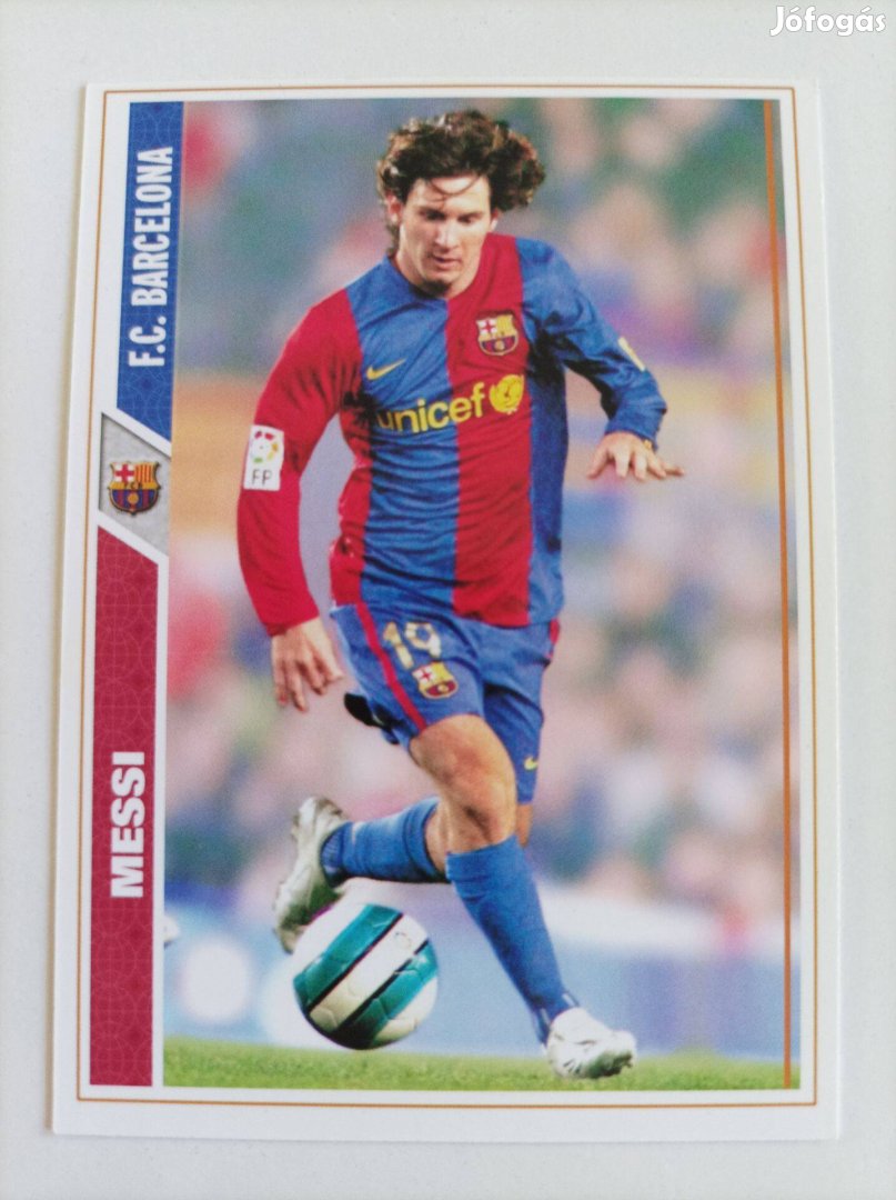 Lionel Messi (Barcelona) foci kártya
