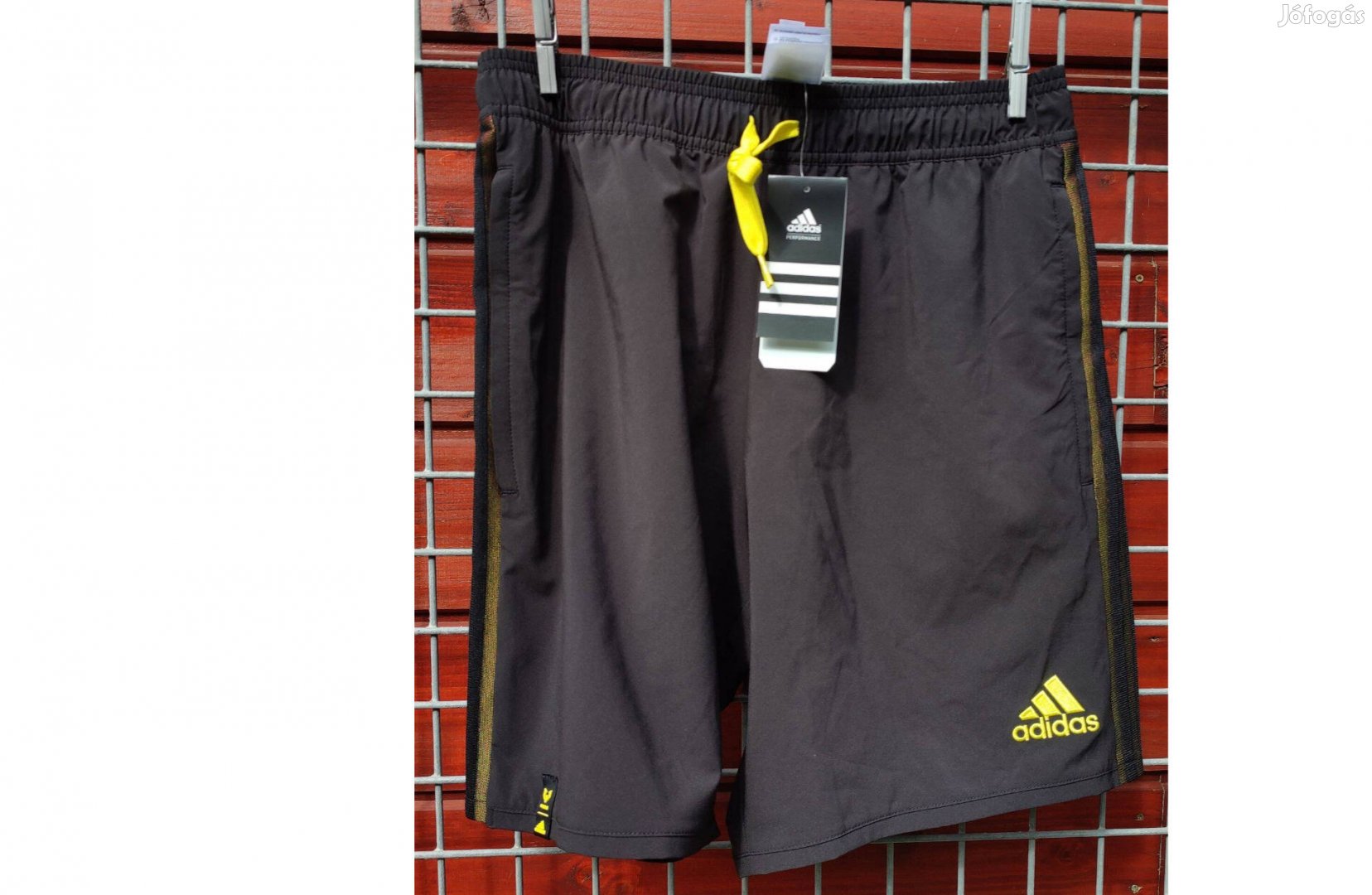 Lionel Messi eredeti adidas fekete rövid short nadrág (M)