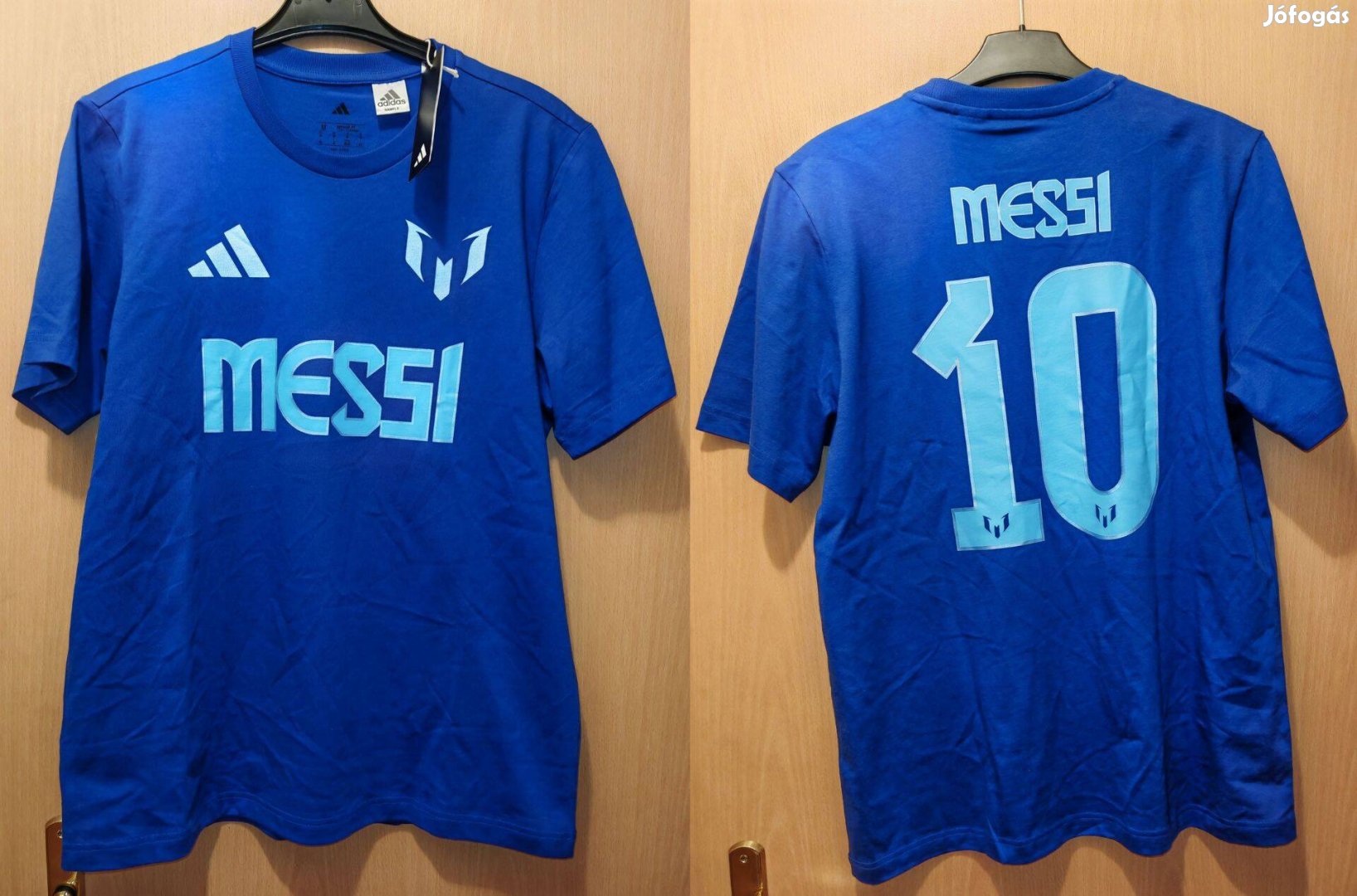 Lionel Messi eredeti adidas kék póló