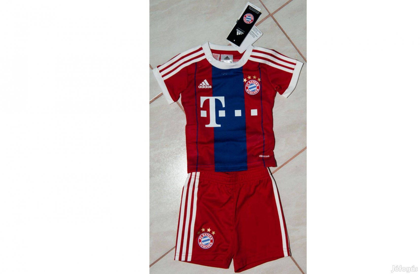 Lionel Messi fehér eredeti, új adidas gyerek poló ( XL, 176)