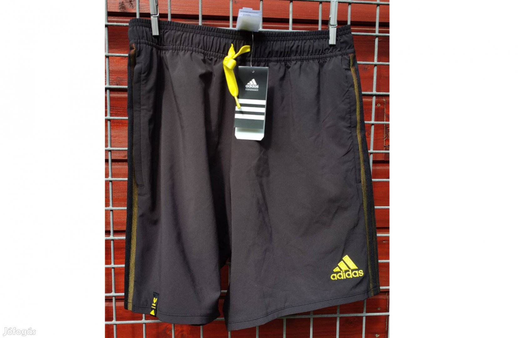 Lionel Messi fekete eredeti adidas rövid short nadrág (M)