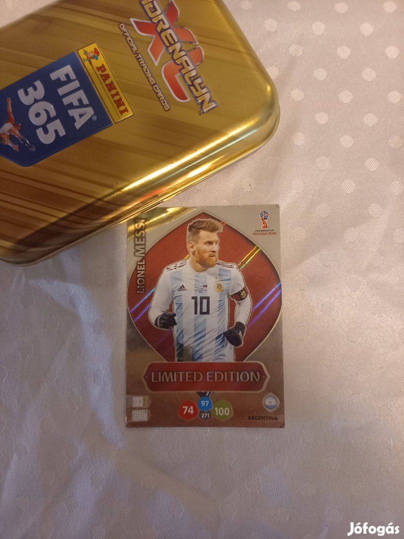Lionel Messi limited kártya