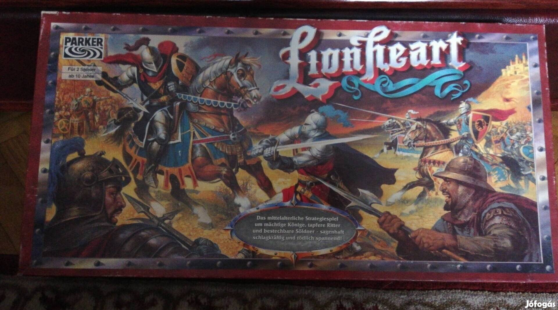 Lionheart - retró középkori hadműveleti társasjáték, Parker