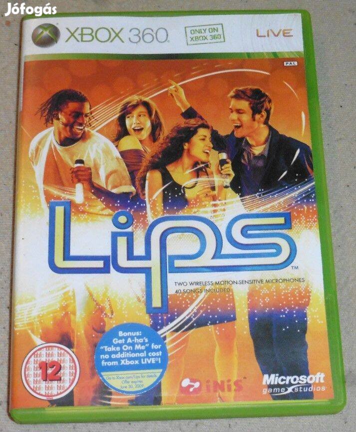 Lips (Karaoké, éneklős) Gyári Xbox 360 Játék akár féláron